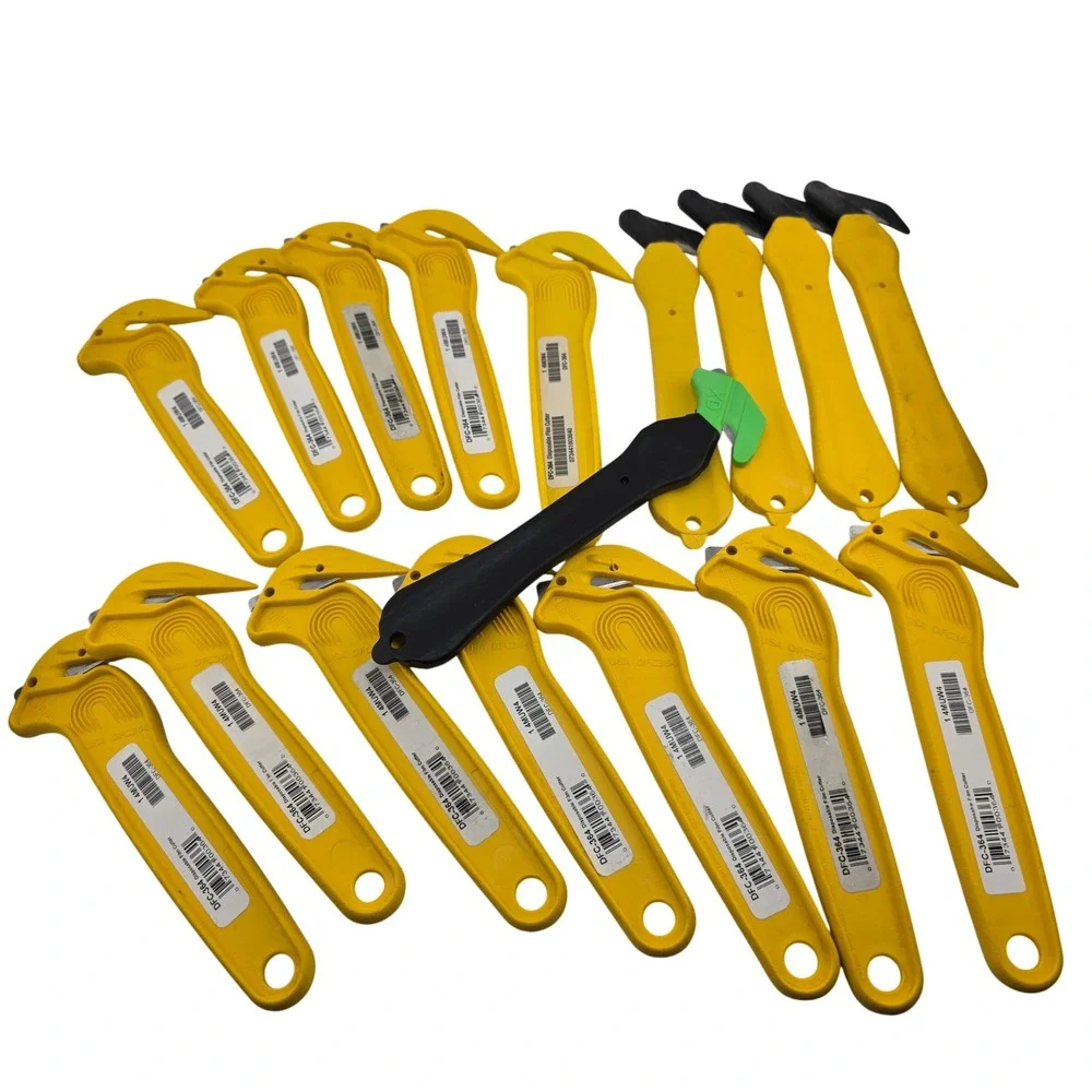 Klever Excel Disposable Film Cutters Lot of 17‎ Used Industrial Safety
